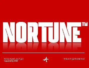 Nortune font