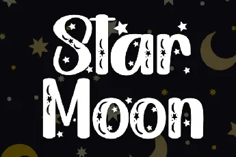 Star Moon Display font