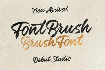 Font Brush Free font