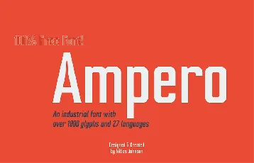 Ampero Family font