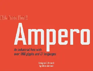 Ampero Family font