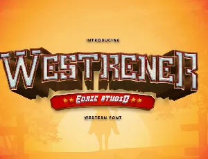 Westrener Demo font