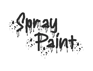 Spray Paint Demo font