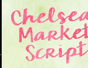 KG Chelsea Market Script font