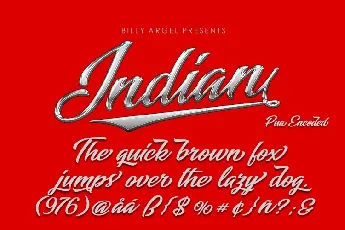 Indian font