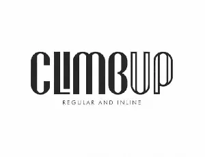 CLIMBUP Duo font