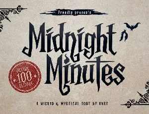 Midnight Minutes font