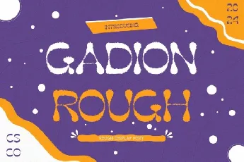 Gadion Rough font