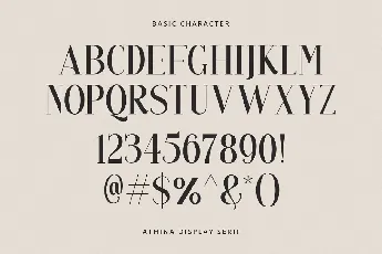 Athina font