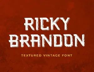 RICKY BRANDON font