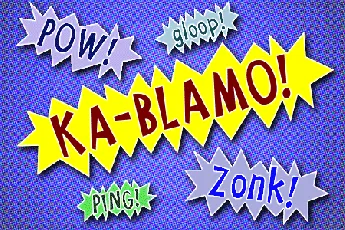 KA-BLAMO! font