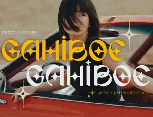 Gahiboe font