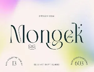 Mongek font