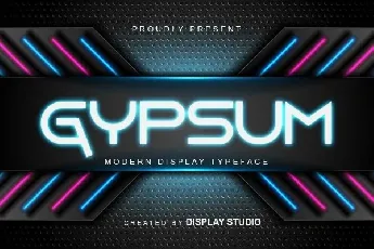 GYPSUM font