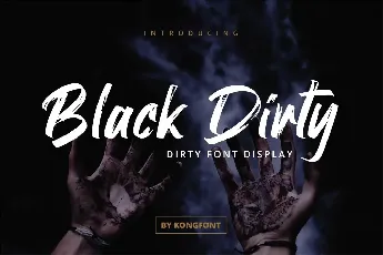 Black Dirty font