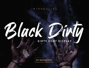 Black Dirty font