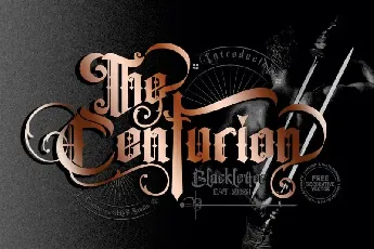 The Centurion Blackletter font