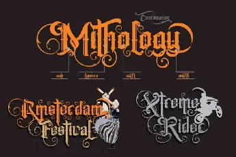 The Centurion Blackletter font