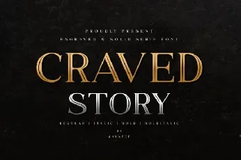 Craved Story font