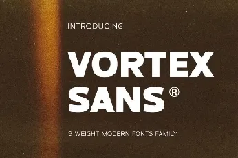 Vortex Sans font