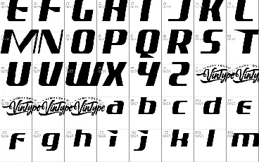 RacingAirDemo font