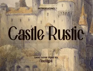CastleRusticDemo font