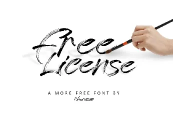 Free License font