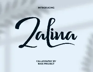 Zalina Demo font
