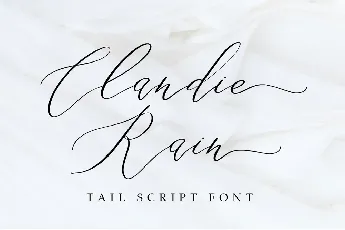 Clandie Rain font