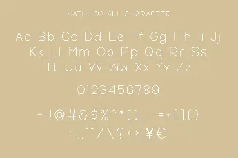 Mathilda Sans font