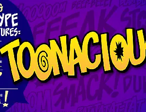 Toonacious BB font