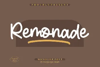 Remonade font