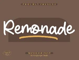 Remonade font