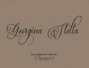 Georgina font