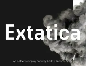 Extatica Sans Serif font