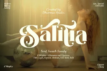 Salitia Serif font