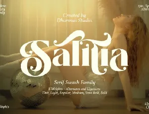 Salitia Serif font