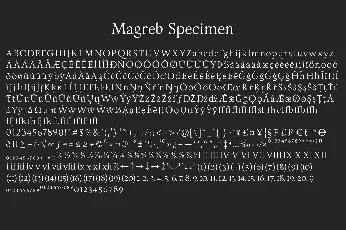 Magreb font