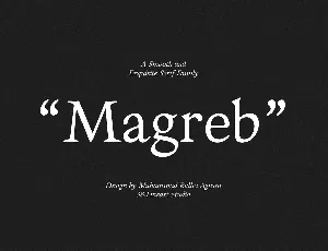 Magreb font