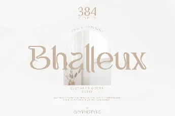 Bhalleux Demo font