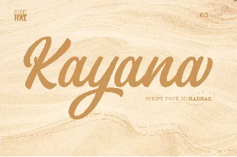 Kayana font