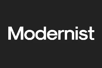 Modernist font