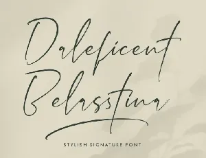 Daleficent Belasstina font