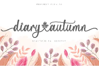 Diary Autumn font