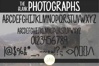 Photographs font