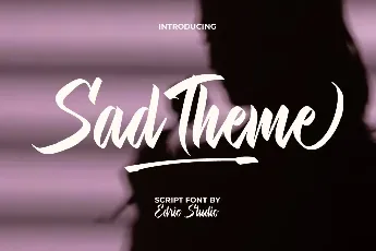 Sad Theme Demo font