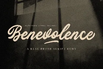 Benevolence Free font