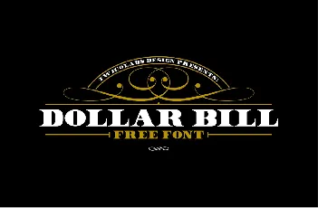 Dollar Bill Download font