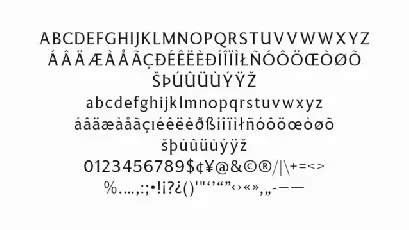 LT Museum Family font