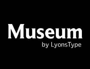 LT Museum Family font